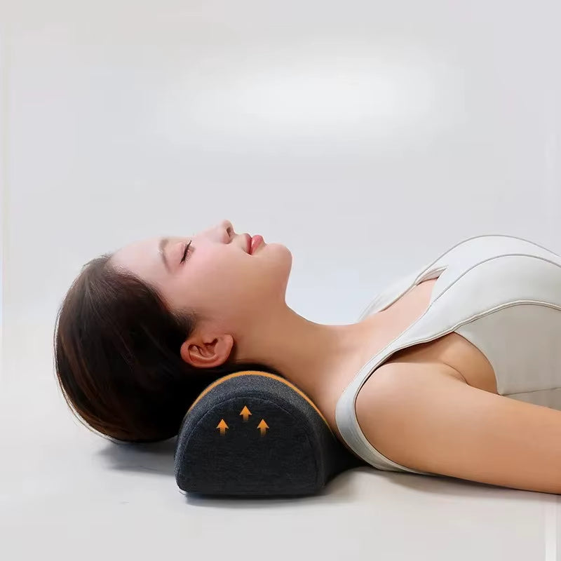 Orthopedic Memory Foam Pillow for Neck Pain Relief Cervical Support & Breathable Sleep - Contour Design Single Sleeper Pillow